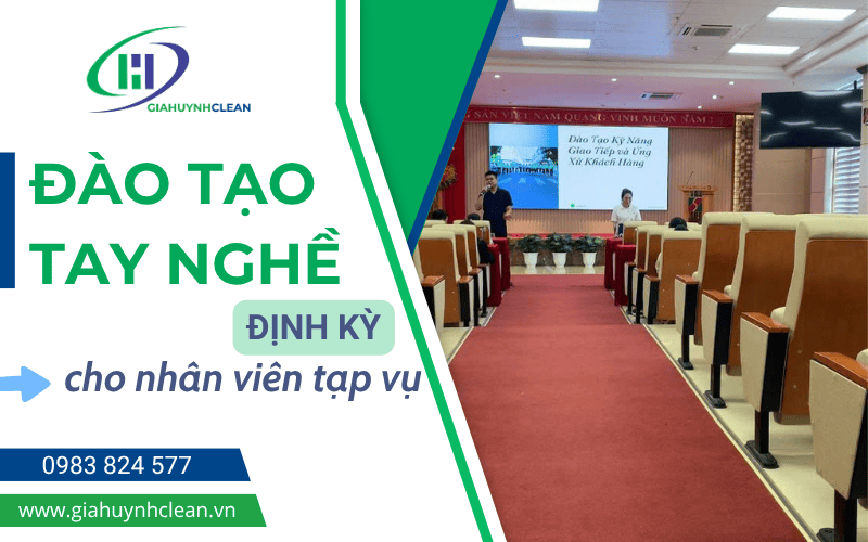 đào tạo tay nghề cho nhân viên tạp vụ