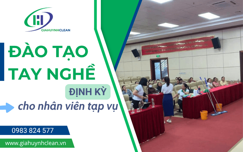 đào tạo tay nghề cho nhân viên tạp vụ