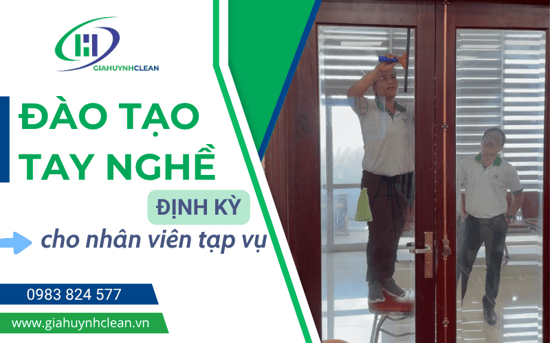 đào tạo tay nghề cho nhân viên tạp vụ