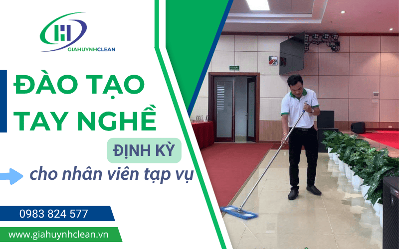 đào tạo tay nghề cho nhân viên tạp vụ